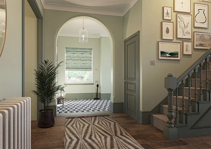 Seascape, Forest - Twist&Fit Roman Blind - Image 7